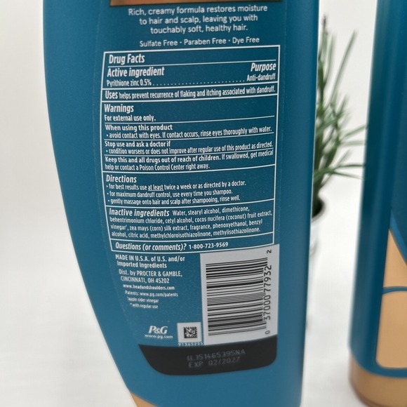 Head & Shoulders Royal Oils 13.5 oz 2 Pack New Scalp Balancing Conditioner B2 - Picture 5 of 7